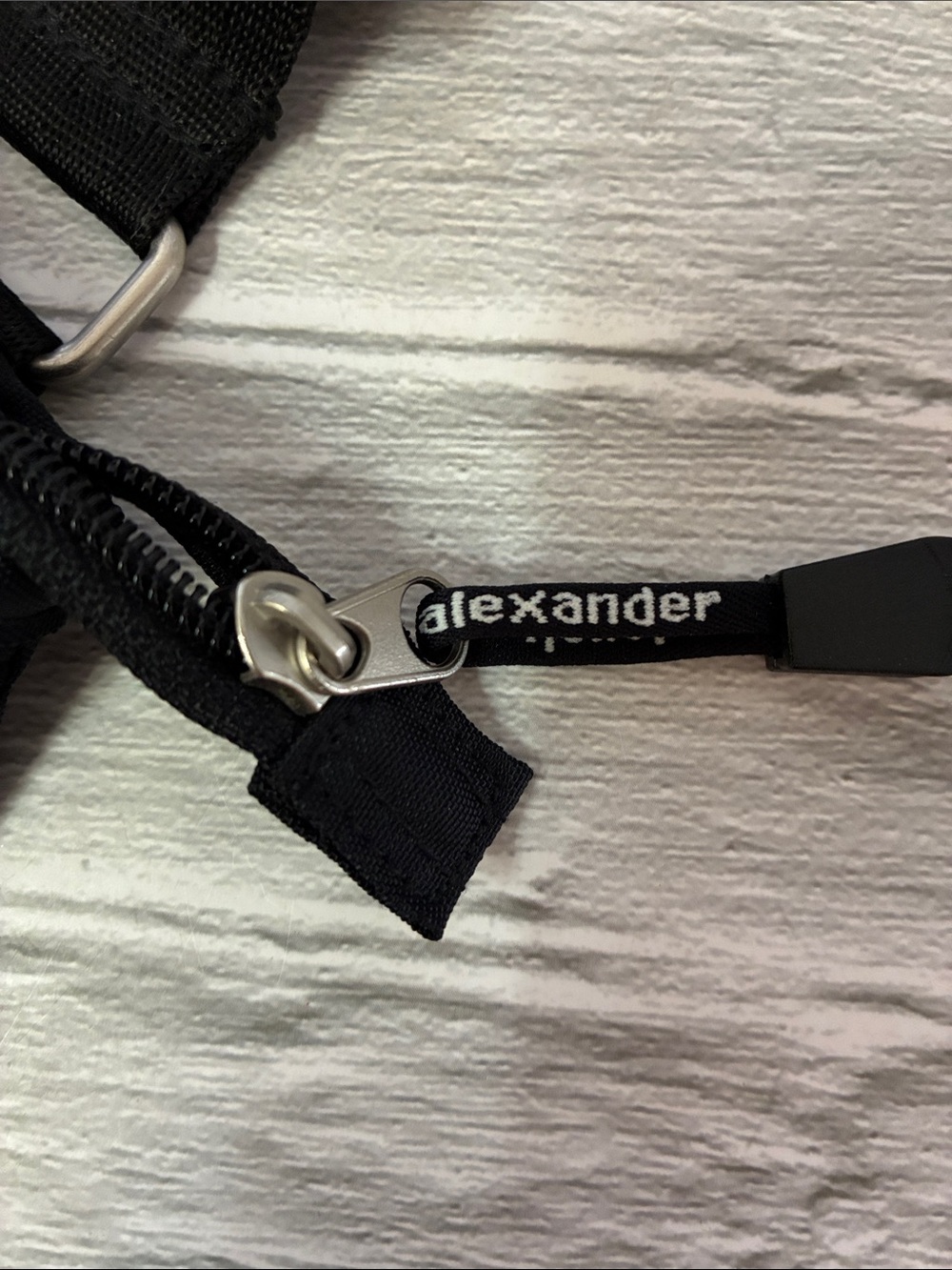 Derek Alexander Black Nylon Crossbody Bag Unisex - Picture 12 of 15